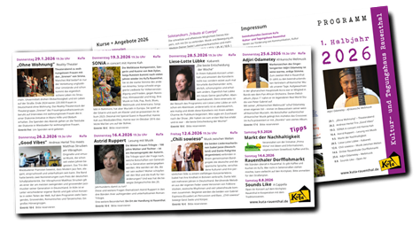 Kuta Rauenthal Programm Frühjahr 2026 als PDF
